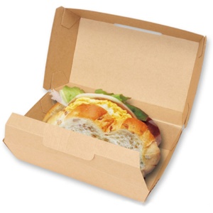 シモジマ　ＨＥＩＫＯ　食品箱　ネオクラフト　ランチボックス　Ｍ　＃００４２４８００９　１パック（２０枚）3