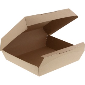 シモジマ　ＨＥＩＫＯ　食品箱　ネオクラフト　ランチボックス　Ｌ　＃００４２４８０１０　１パック（１０枚）