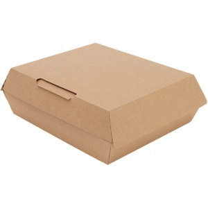 シモジマ　ＨＥＩＫＯ　食品箱　ネオクラフト　ランチボックス　Ｌ　＃００４２４８０１０　１パック（１０枚）2