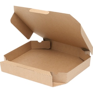 シモジマ　ＳＷＡＮ　食品容器　ピザ箱　１２インチ用　未晒無地　＃００４２００５５２　１パック（２５枚）1