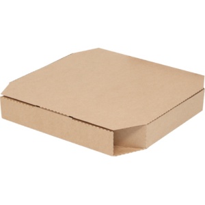 シモジマ　ＳＷＡＮ　食品容器　ピザ箱　１２インチ用　未晒無地　＃００４２００５５２　１パック（２５枚）2
