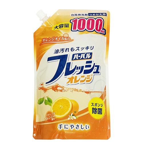 ミツエイ　ハーバルフレッシュ　オレンジ　詰替　特大　１０００ｍｌ　１パック1