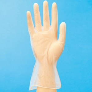 ＰＶＣ手袋　エコノミータイプ　パウダーなし　Ｓ　１箱（１００枚）2