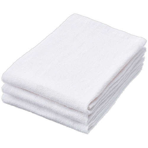 林　ビーネカラー　フェイスタオル　ホワイト　ＦＭ４３６７１０　１パック（３枚）2