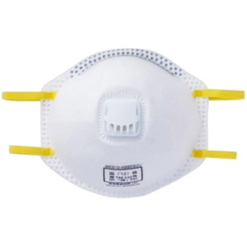 川西工業　Ｎ９５／ＤＳ２　使いきり式　防じんマスク　排気弁付き　＃７０６６　１箱（１０枚）