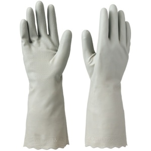 川西工業　ビニール手袋　薄手　グレー　Ｍ　＃２１５０Ｇ－Ｍ　１双1