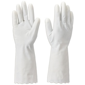 川西工業　ビニール手袋　薄手　ホワイト　Ｍ　＃２１５０Ｗ－Ｍ　１双
