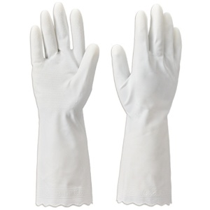 川西工業　ビニール手袋　薄手　ホワイト　Ｍ　＃２１５０Ｗ－Ｍ　１双1