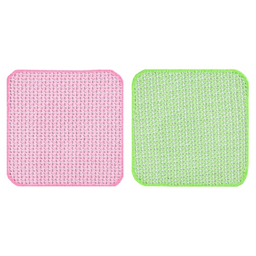 サンコー　びっくりフレッシュ　キッチンピカイチ　（ピンク＆グリーン）　ＢＯ－４９　１パック（２枚）1