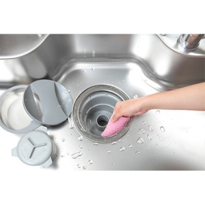 サンコー　びっくりフレッシュ　ピカピカ排水口直洗い　ピンク　ＢＦ－０５　１パック（２０枚）3
