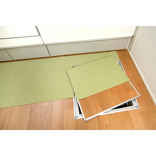 サンコー　おくだけ吸着　キッチンマット　６０×２４０ｃｍ　ベージュ　ＫＧ－０５　１枚6