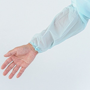 伊藤忠リーテイルリンク　プラスチックガウン　ゴム袖（個包装）　ブルー　ＳＨＧ－００２　１箱（１０枚）4