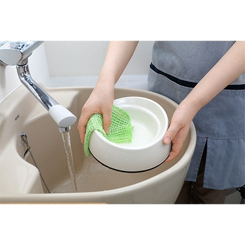 サンコー　びっくりフレッシュ　ペット用食器洗い　メッシュ　２０×２０ｃｍ　グリーン　ＢＨ－２４　１枚5
