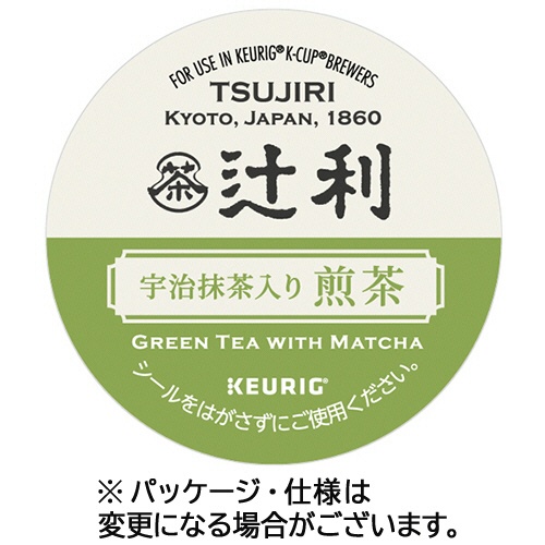 キューリグ　Ｋカップ専用カートリッジ　辻利　宇治抹茶入り煎茶　１箱（１２杯）1