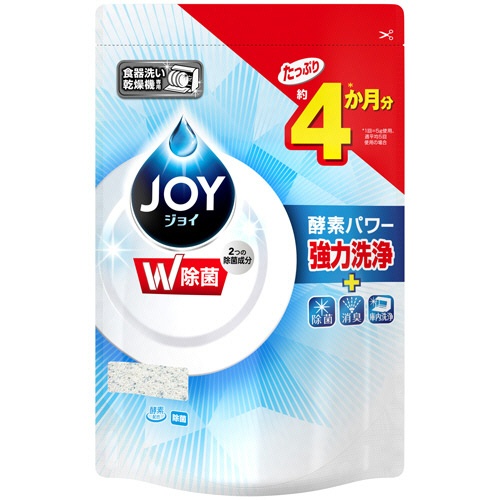 Ｐ＆Ｇ　食洗機用ジョイ　Ｗ除菌　つめかえ用　４９０ｇ　１パック1