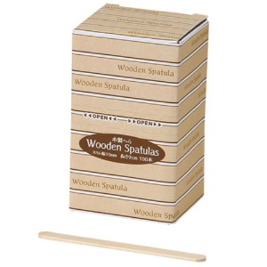 サンナップ　ウッドスパチュラ（木製ヘラ）　スリムＳサイズ　ＳＬＷ１００ＳＳ　１箱（１００本）1
