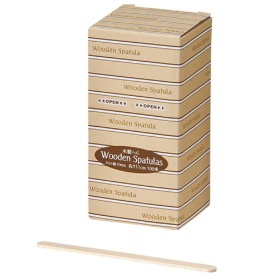 サンナップ　ウッドスパチュラ（木製ヘラ）　スリムＭサイズ　ＳＬＷ１００ＳＭ　１箱（１００本）