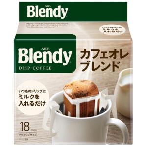 味の素ＡＧＦ　ブレンディ　レギュラー・コーヒー　ドリップパック　カフェオレ・ブレンド　１パック（１８袋）1