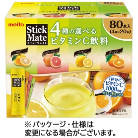 名糖　スティックメイト　ビタミンＣ飲料アソート　１箱（８０本）