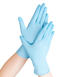 アマノ　マーベルグローブ　高品質ニトリル手袋　パウダーフリー　ブルー　ＸＳ　ＡＭ－ＣＦ０９６　１箱（１００枚）3