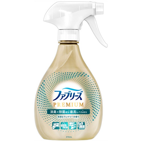 Ｐ＆Ｇ　ファブリーズＷ除菌＋消臭　プレミアム　清潔なランドリーの香り　本体　３７０ｍＬ　１本1