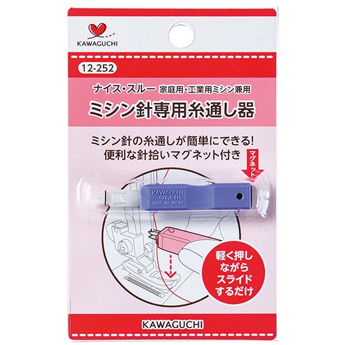 カワグチ　ナイス・スルー（ミシン針専用糸通し器）　１２－２５２　１個1