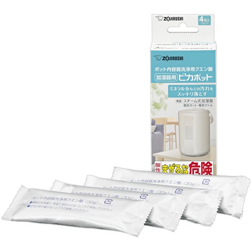 象印　加湿器用　ポット内容器洗浄用クエン酸　ピカポット　（３０ｇ×４包）　ＣＤ－ＫＢ０３ＫＸ－Ｊ　１箱2