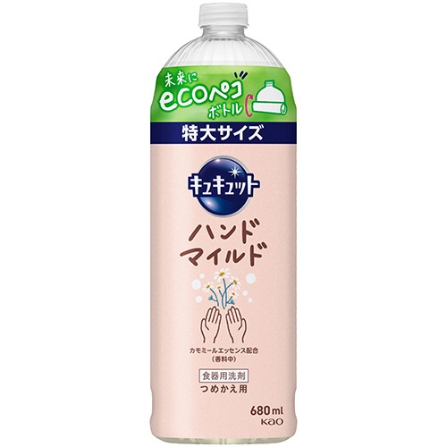 花王　キュキュット　ハンドマイルド　カモミールの香り　つめかえ用　６８０ｍＬ　１本1