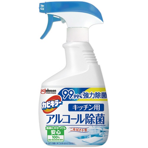 ジョンソン　カビキラー　アルコール除菌　キッチン用　本体　４００ｍＬ　１本1