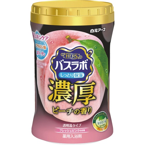白元アース　ＨＥＲＳ　バスラボボトル　濃厚ピーチの香り　６００ｇ　１本1