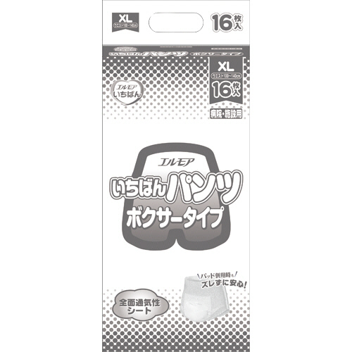 まとめ）カミ商事 エルモア いちばん パンツスーパー L 1パック（18枚 