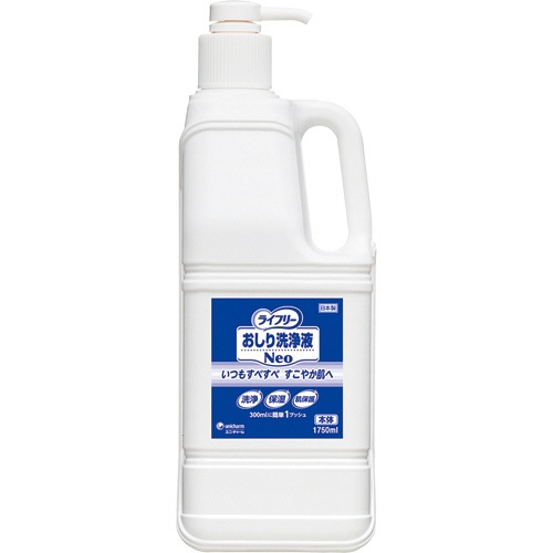 ユニ・チャーム　ライフリー　おしり洗浄液Ｎｅｏ　さわやかな石鹸調の香り　本体　１７５０ｍＬ　１本1