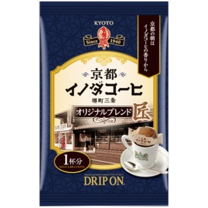 キーコーヒー　ドリップオン　京都イノダコーヒ　オリジナルブレンド　８ｇ　１箱（５袋）2