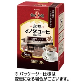 キーコーヒー　ドリップオン　京都イノダコーヒ　モカブレンド　８ｇ　１箱（５袋）