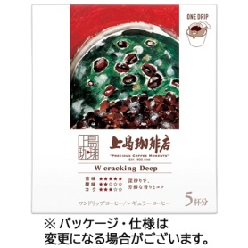 ＵＣＣ　上島珈琲店　ワンドリップコーヒー　Ｗ　ｃｒａｃｋｉｎｇ　Ｄｅｅｐ　１箱（５袋）