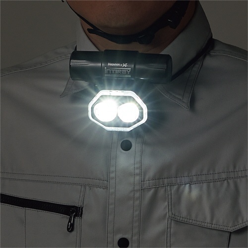 山田電器工業　Ｈａｐｙｓｏｎ　充電式チェストライト　黒　ＹＦ－２０１－Ｋ　１個2