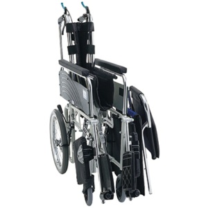ミキ　リクライニング車椅子（介助式）　ブルー　ＢＡＬ－１４　１台3