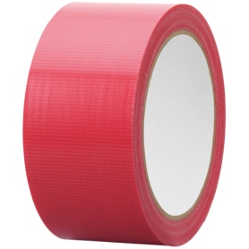 ＴＡＮＯＳＥＥ　カラー養生テープ　５０ｍｍ×２５ｍ　赤　１巻