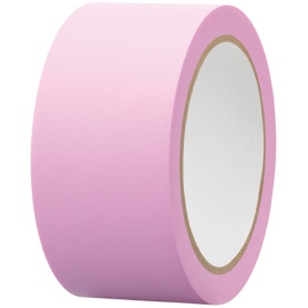 ＴＡＮＯＳＥＥ　カラー養生テープ　５０ｍｍ×２５ｍ　厚み約０．１０５ｍｍ　ピンク　１巻