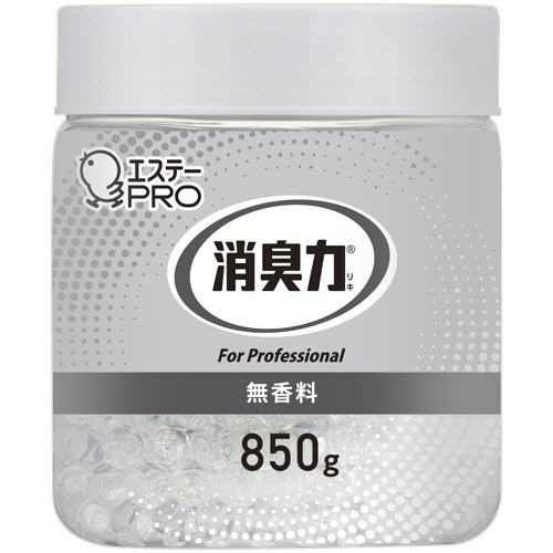 エステー　消臭力　業務用消臭剤　ビーズタイプ　大容量　無香料　本体　８５０ｇ　１個1