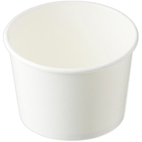 ケーピープラテック　丸型紙カップ　ＫＭ９０－２７０　本体　約２７０ｍｌ　白　１パック（５０個）