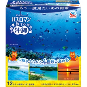 アース製薬　バスロマン　旅する沖縄　３０ｇ／包　１箱（１２包：４種類×３包）1