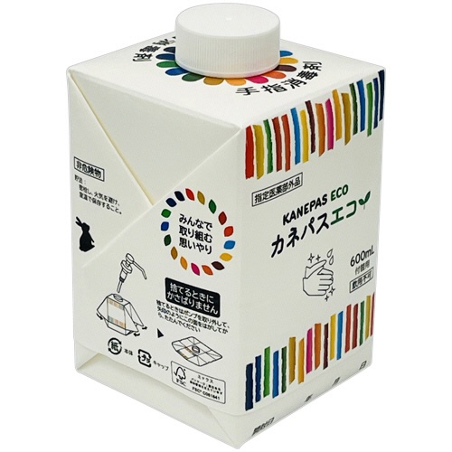 兼一薬品工業　手指消毒剤　カネパスエコ　付替用　６００ｍｌ　１本1