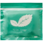 ＴＡＮＯＳＥＥ　トイレクリーナー　チャック袋タイプ　ミント　大判