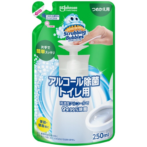 ジョンソン　スクラビングバブル　アルコール除菌　トイレ用　つめかえ用　２５０ｍＬ　１個1