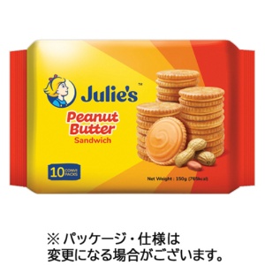富永貿易　ジュリーズ　ピーナッツバターサンド　１袋（２０枚：２枚×１０パック）1