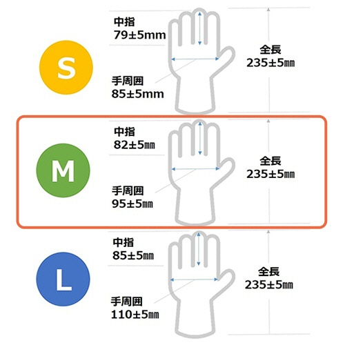 アルフォーインターナショナル　ビニール手袋　パウダーフリー　ナチュラル　Ｍ　Ｔ－００３　１箱（１００枚）4