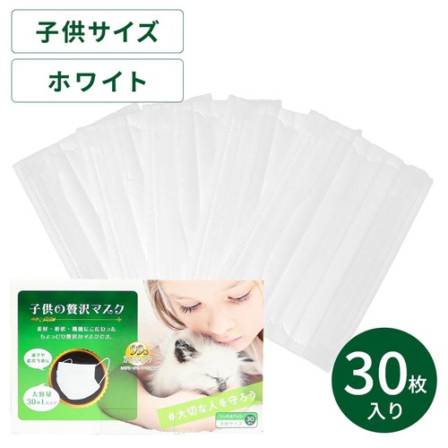 原田産業　子供の贅沢マスク　１箱（３０枚）5