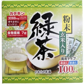 のむらの茶園　粉末玄米入り緑茶スティック　１パック（１００本）