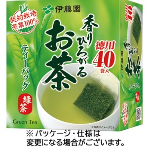 伊藤園　香りひろがるお茶　緑茶　ティーバッグ　１箱（４０バッグ）1